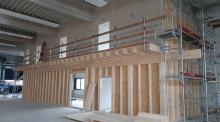 Einbau Bürotrakt in Logistikzentrum