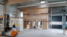 Einbau Bürotrakt in Logistikzentrum