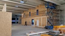 Einbau Bürotrakt in Logistikzentrum